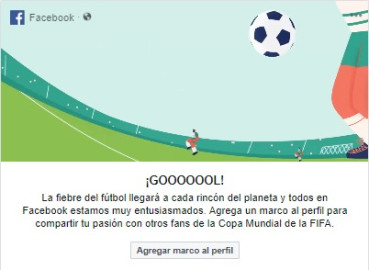 Llega la fiebre futbolera a Facebook