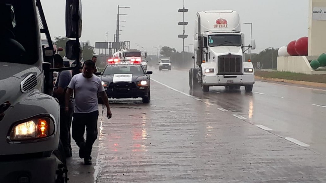 Se disparan accidentes vehiculares, tras fuerte lluvia.