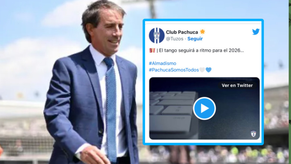 Renueva Guillermo Almada como DT del Pachuca hasta el 2026