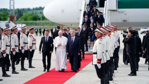 Papa Francisco visita Macedonia del Norte