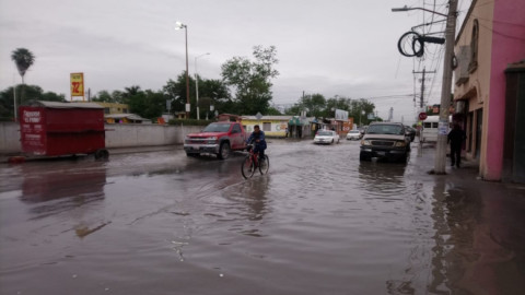 Afecta lluvia a habitantes de la zona sur de Reynosa