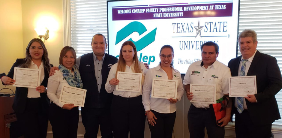Se gradúa primera generación de maestros de inglés por Conalep Tamaulipas y la Texas State University