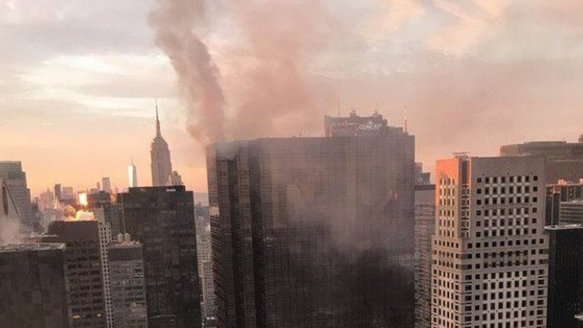 Incendio en la Torre Trump en Nueva York