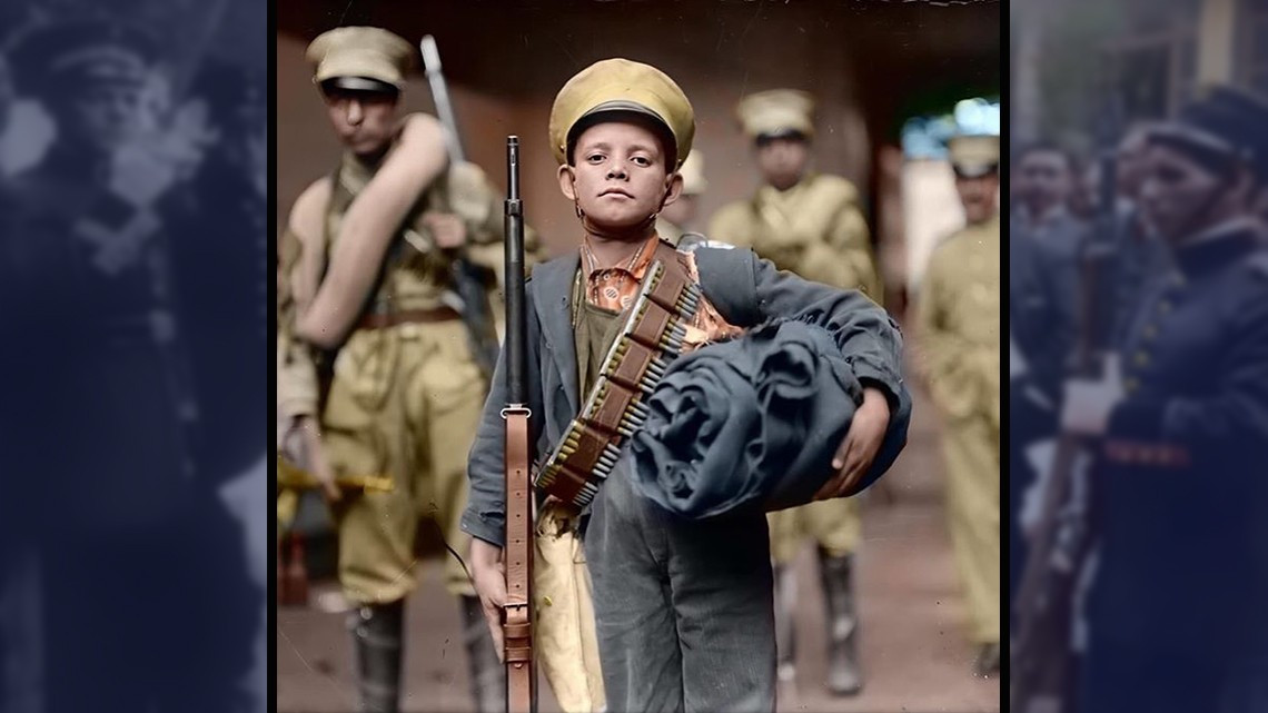 Joven mexicano restaura y da color a fotografías de la Revolución 