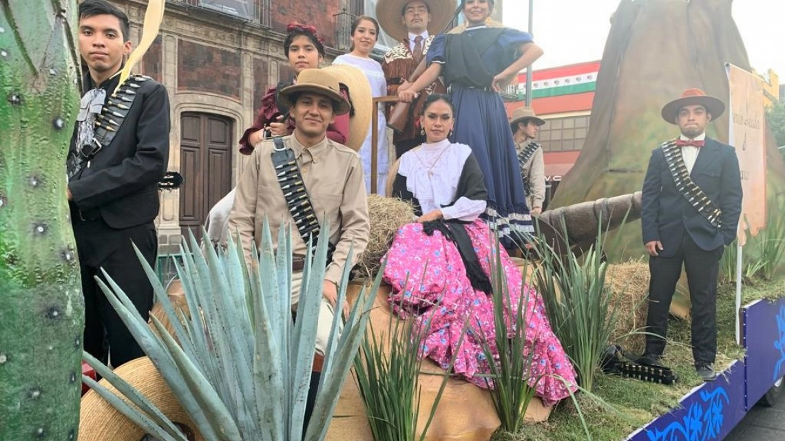 Participa Tamaulipas en desfile conmemorativo revolucionario en Cdmx