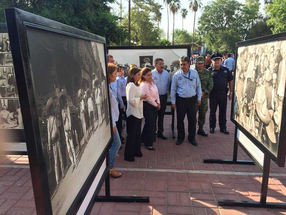 Inaugura alcaldesa, exposición fotográfica "Rumbo a la Constitucion 1917"