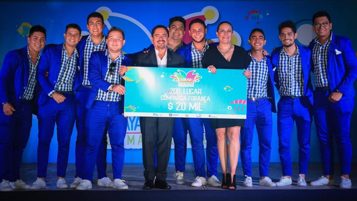 Se realiza premiación de los ganadores del Carnaval Playa Miramar 2018