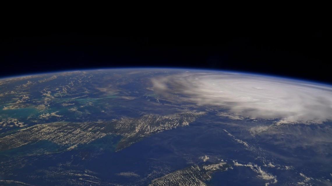 Astronauta comparte fotografías de "Irma"