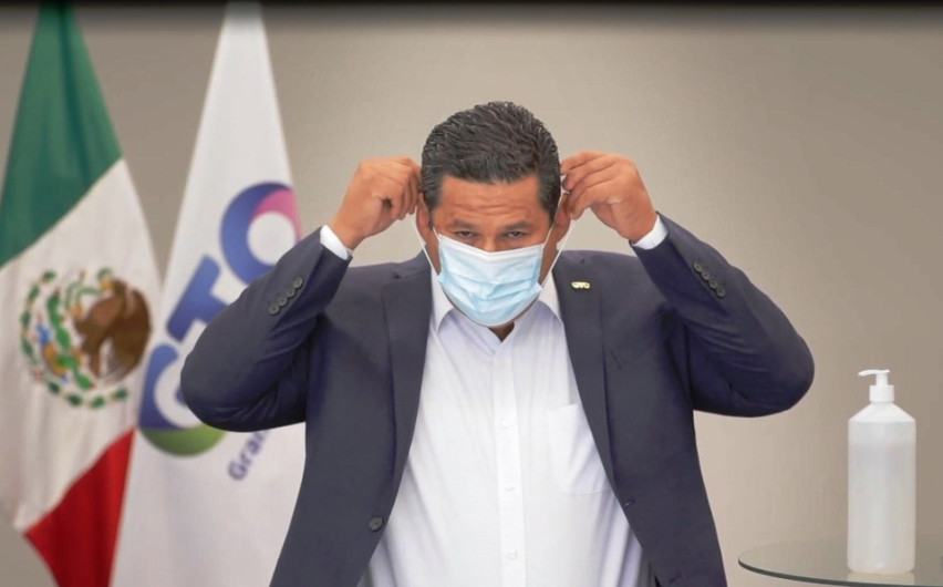Gobernador de Guanajuato, Diego Sinhue Rodríguez da positivo a COVID-19 