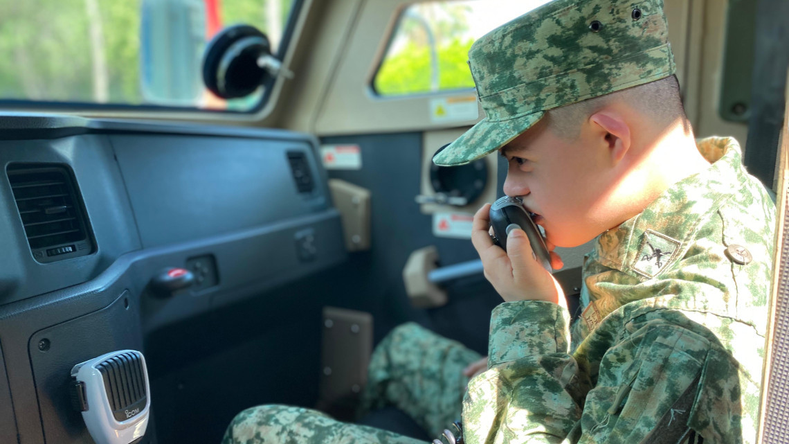 Es Gustavo soldado por un día 