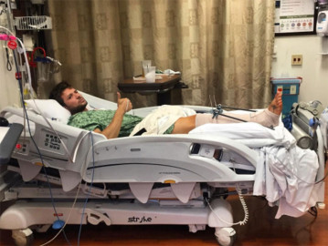 Ryan Phillippe es hospitalizado tras accidente en rodaje