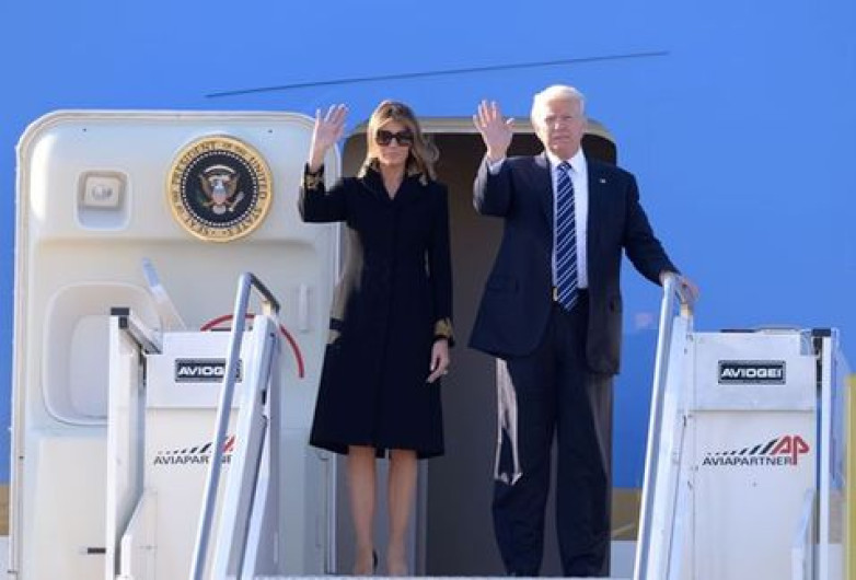Trump llega a Roma para su reunión con el papa Francisco 