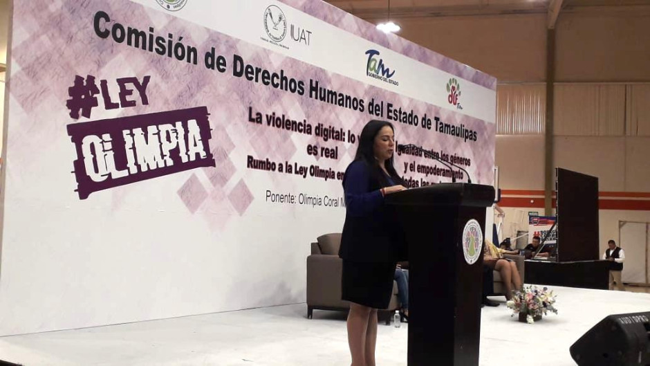 Olivia Lemus ve como un hecho “Ley Olimpia” en Tamaulipas