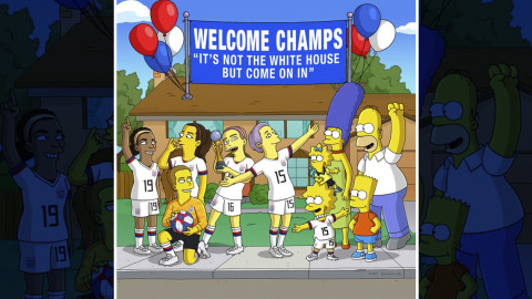 “Los Simpson” reciben a la Selección Femenil de EU