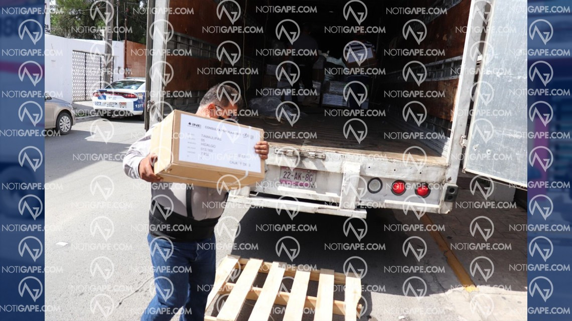 Llegan a Tamaulipas boletas que se utilizarán en la Consulta Popular