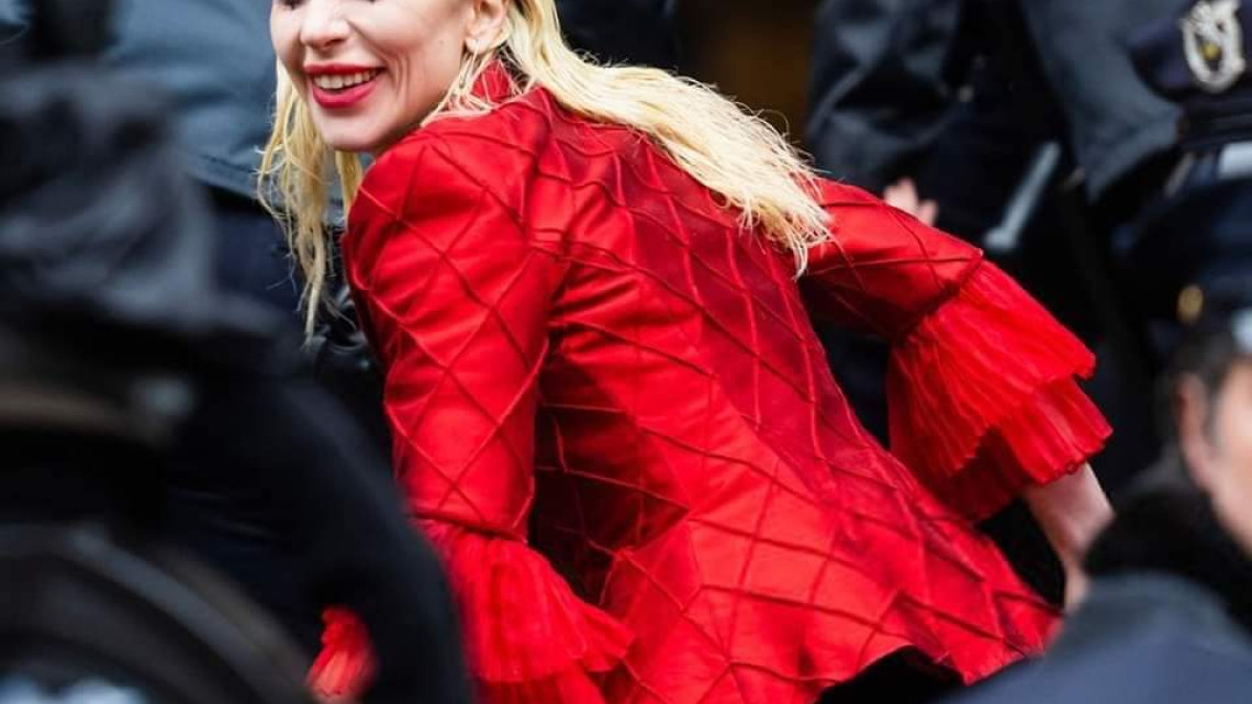  Primer vistazo a Lady Gaga como Harley Quinn
