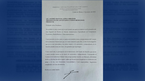 Arturo Zaldívar responde a AMLO sobre revisión de paro de reforma eléctrica