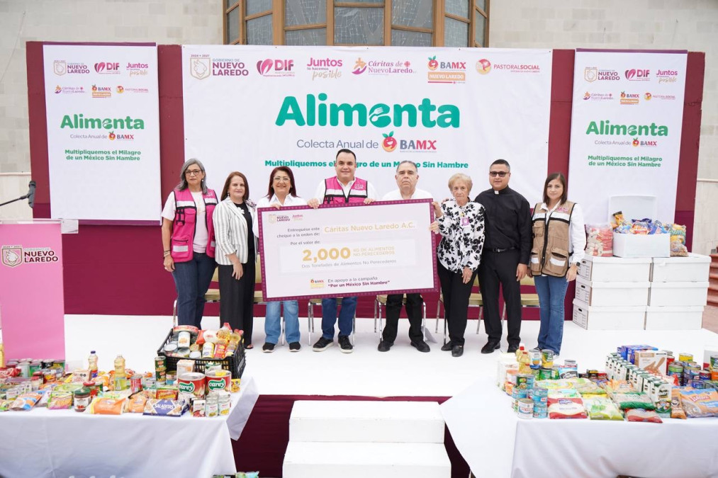 Se une Gobierno Municipal y Sistema DIF a ’Campaña Alimenta' con tres toneladas de ayuda
