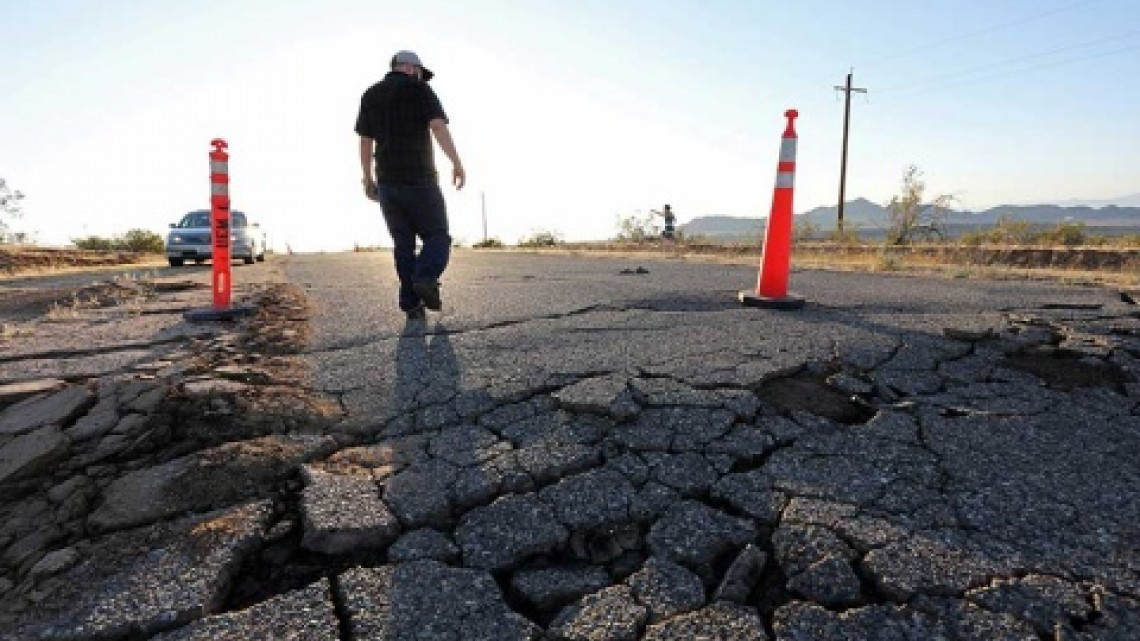 Grieta de sismo en California, visible desde el espacio