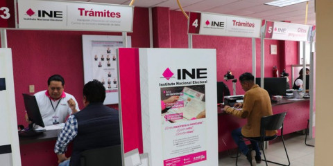 INE comienza reapertura de módulos para entrega de credenciales para votar 