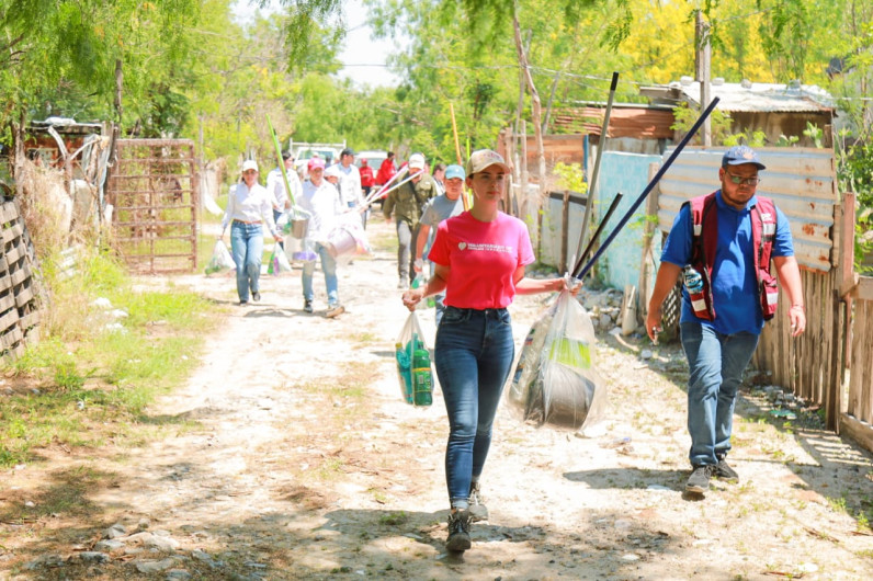 Continúan DIF-Reynosa y Voluntariado apoyando a familias afectadas por lluvias