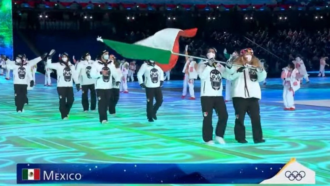 Así desfilaron los mexicanos en la inauguración de los Juegos Olímpicos de Invierno