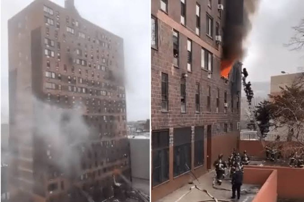 Incendio en edificio deja al menos 31 heridos y 19 muertos en Nueva York