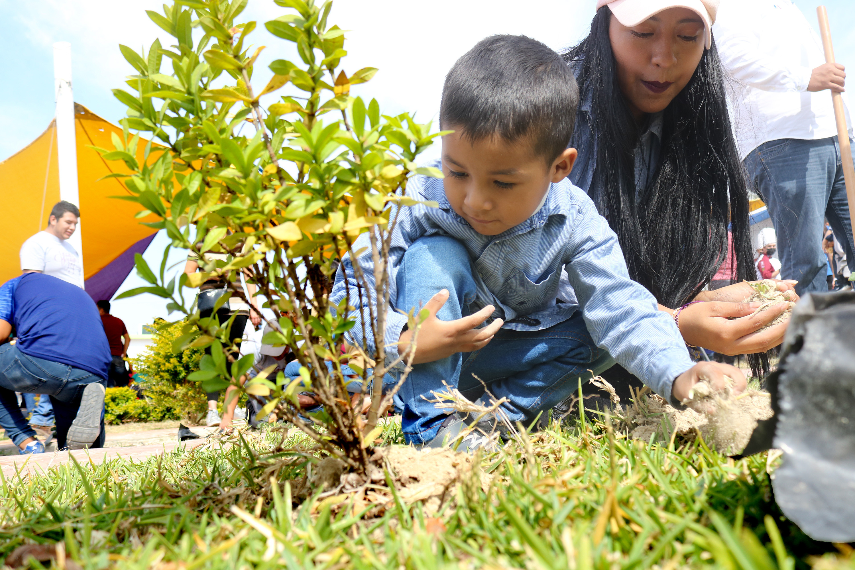 Gobierno de Tamaulipas reforesta y entrega tambos para agua en el CEREDITAM