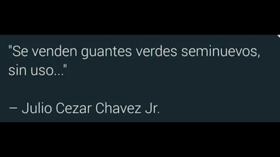 La pelea Chávez Jr vs Canelo Álvarez en memes