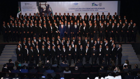 Se gradúan elementos de la Universidad de Seguridad y Justicia