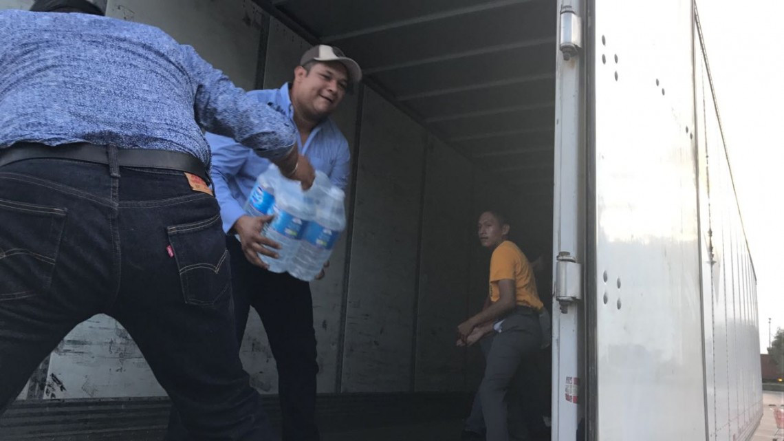 Apoya PGJE para llevar donaciones a CDMX