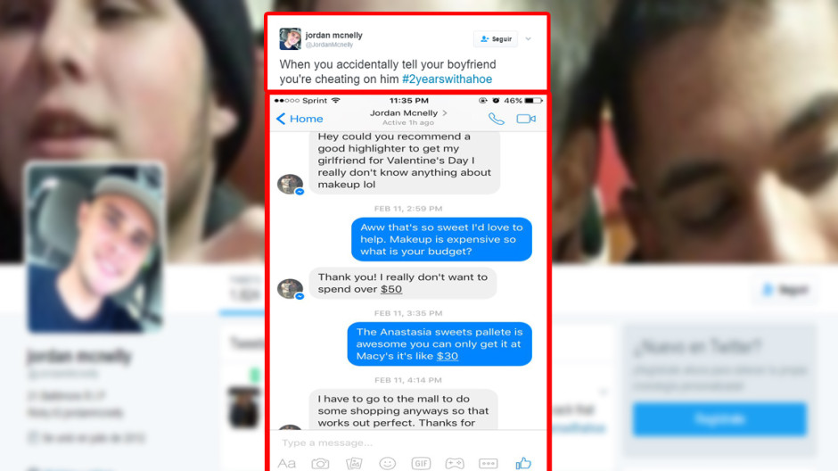 Envía mensaje por error a su novio y revela su infidelidad