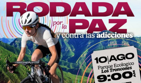 Invita INJUVE Tamaulipas  a participar en la Rodada por la Paz y Contra las Adicciones en Ciudad Victoria