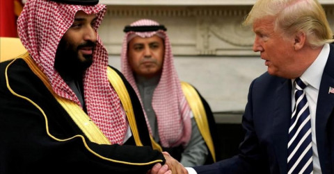 Príncipe heredero saudí felicita a Trump por muerte de líder de EI