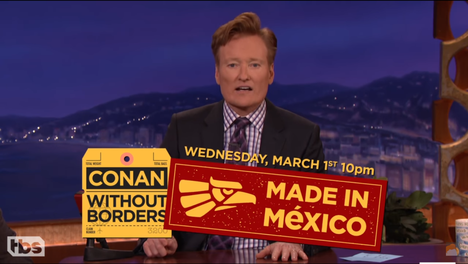 Conan O'Brien grabará programa especial en México