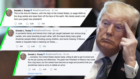 Trump ofrece a AMLO librar juntos una guerra contra el narcotráfico