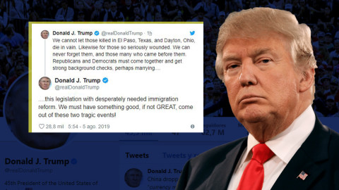 Propone Donald Trump un control de armas más estricto 