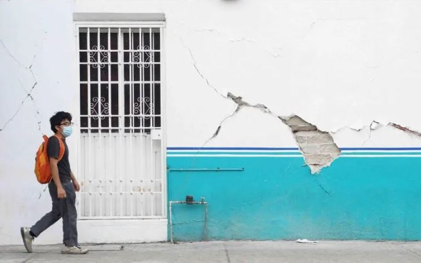 Se registra sismo de 5.2 grados de magnitud en Chiapas 