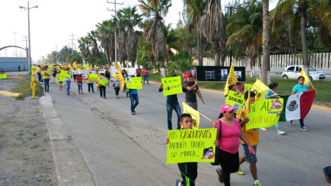 Protestan en Refinería de Madero por gasolinazo