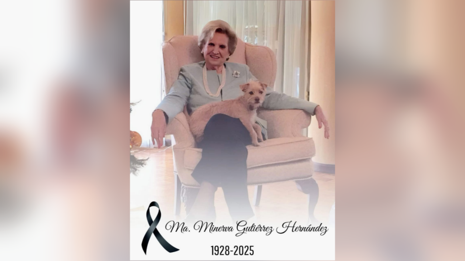 Fallece Doña Minerva, esposa de don Jorge Cárdenas González y destacada figura en Matamoros