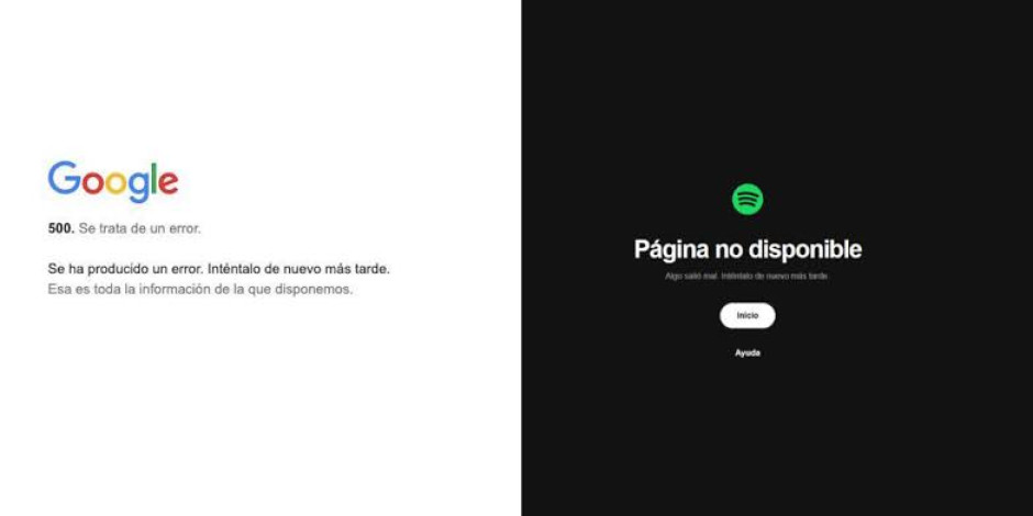 ¡Caída masiva! Fallas globales afectan múltiples plataformas digitales