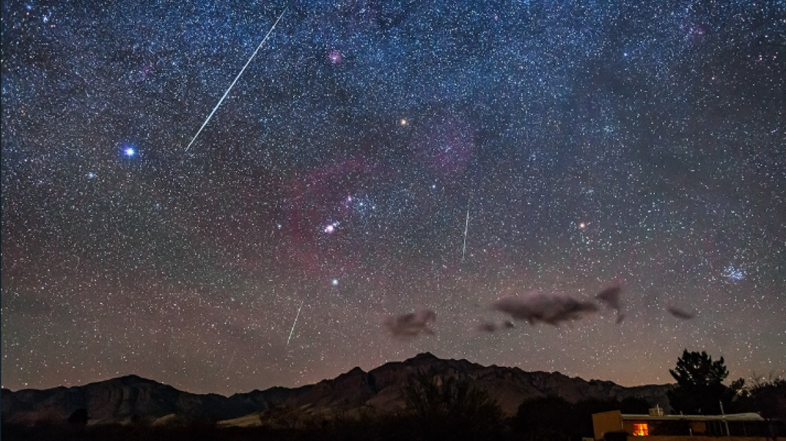 Así se ha vivió la lluvia de las Gemínidas