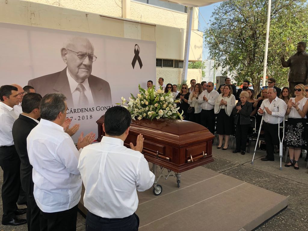 Despide el PRI al ex gobernador Enrique Cárdenas