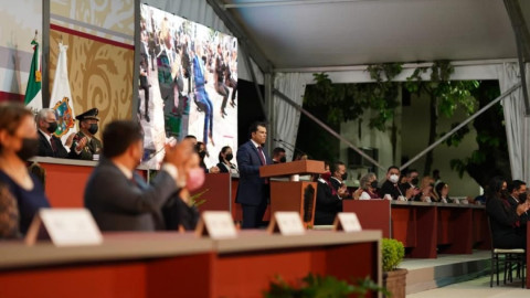 Rinde protesta Eduardo Gattás como alcalde de Victoria para el periodo 2021-2024