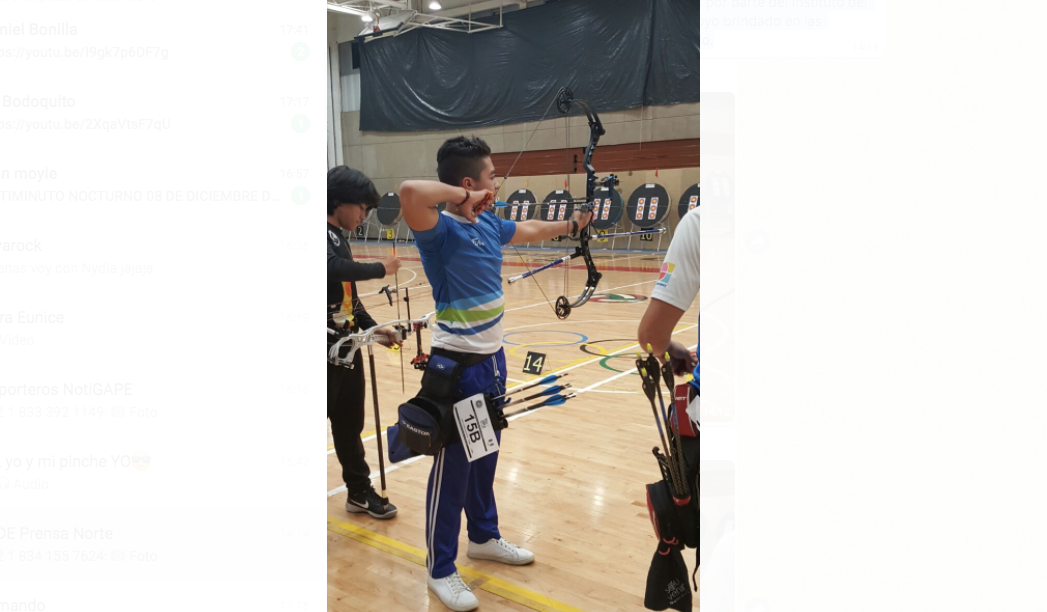 Cosechan medallas arqueros Tamaulipecos en el Nacional Bajo Techo