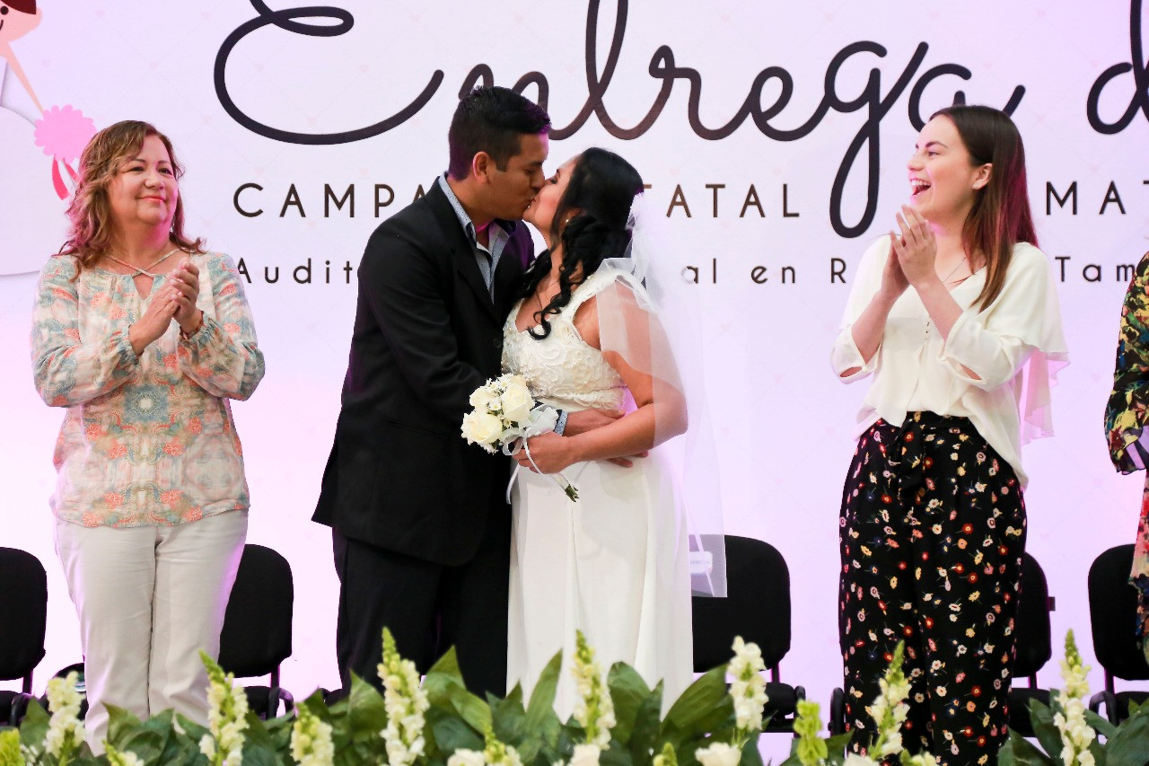 Se casan 200 parejas en Matrimonios Colectivos en Reynosa