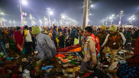 Al menos 17 muertos en una estampida durante el festival de Maha Kumbh en India