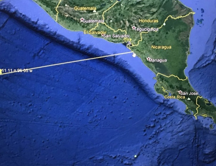 Se detecta posible tsunami en la frontera entre Nicaragua  y El Salvador 