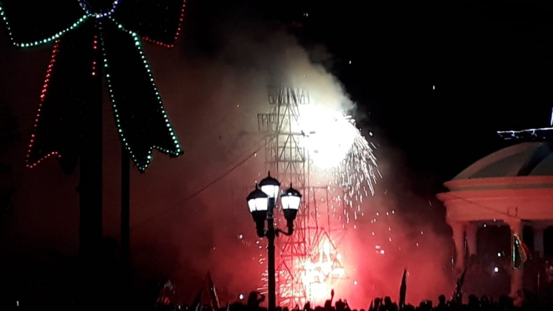 Gran fiesta en Altamira al celebrarse el tradicional grito de independencia