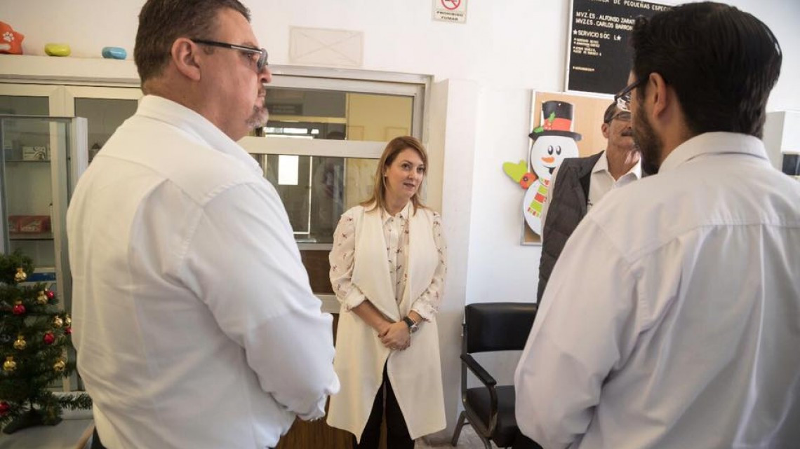 Presidenta de DIF Tamaulipas recorre instalaciones de la FMVZ